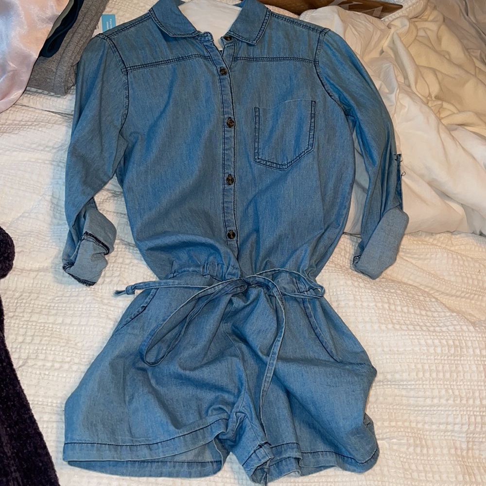NOBLE U Denim Romper